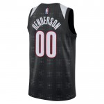 Maillot NBA Portland Trail Blazers Scoot Henderson Nike 2024-25 City Edition Noir Swingman - Homme